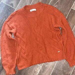 Burnt Orange Hollister Sweater